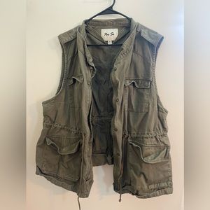 Army green vest